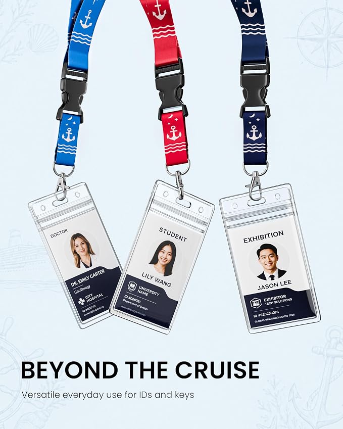 Avorast 5 Pack Cruise Lanyards for Ship Cards, Cruise Essentials 2026 for - Image 6