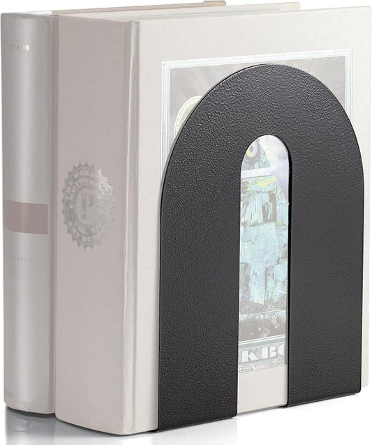 Officemate Heavy Weighted Bookends, Sturdy Office & Home Shelf Organizers by Officemate