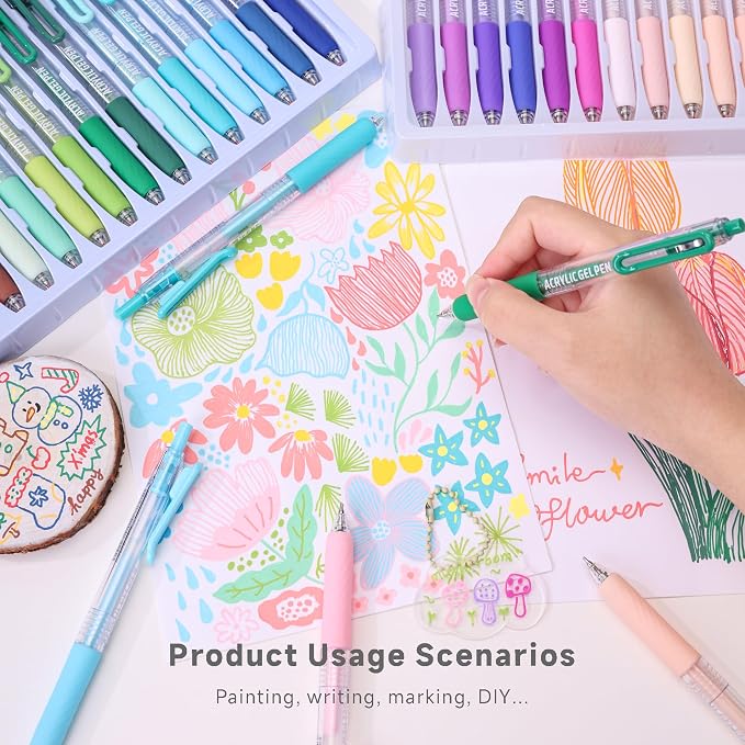 languo Retractable Acrylic Gel Pens - Image 8