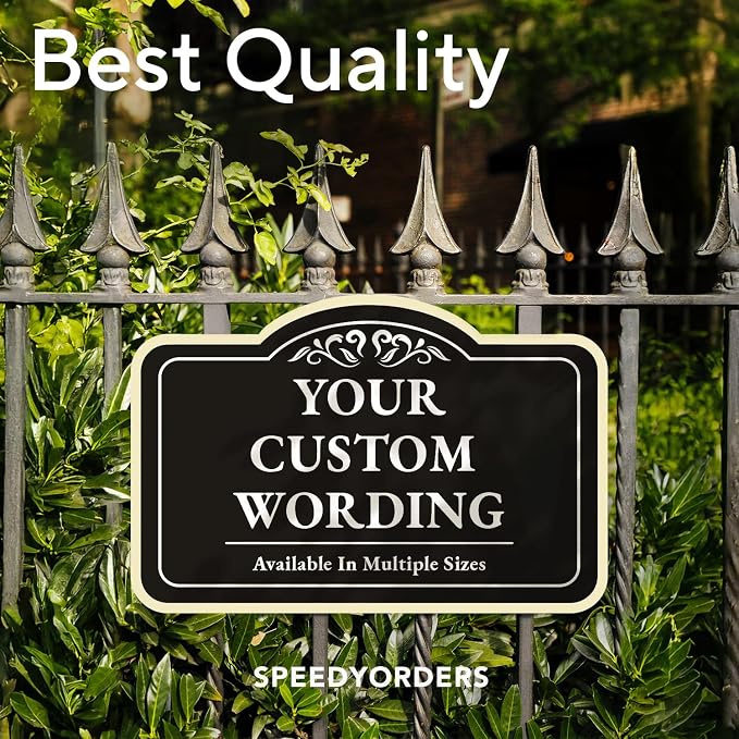 Custom Decorative Outdoor Metal Sign - Image 7