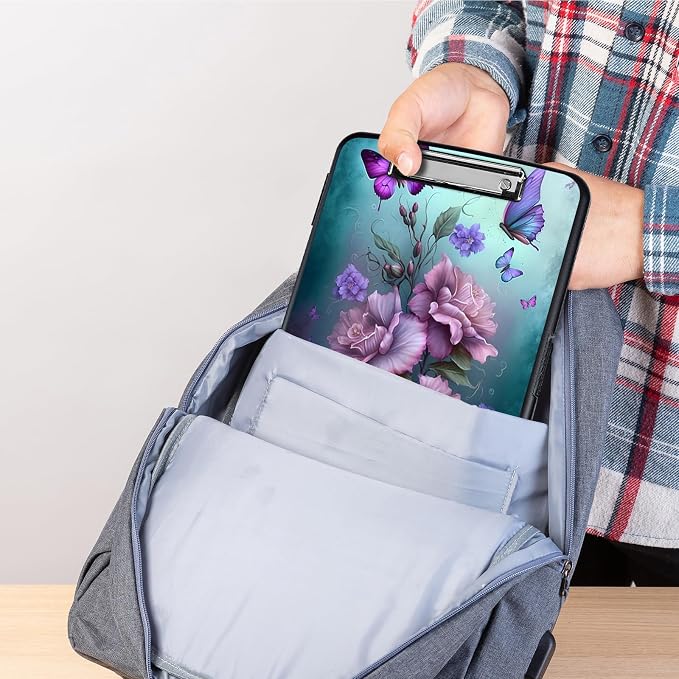 Clipboard with Storage, Heavy Duty Plastic Storage Clipboard with Low Profile - Image 7