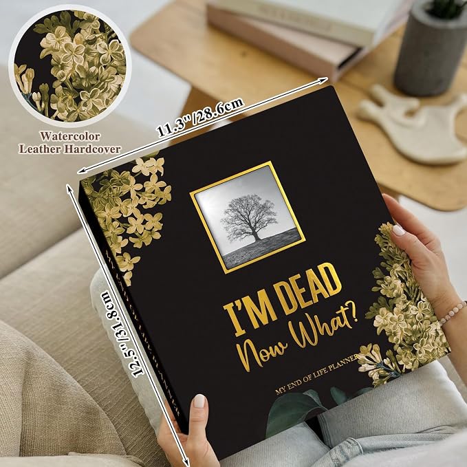 Lanpn End of Life Binder Organizer Death Planner 8.5"x11", Final Wishes & - Image 2