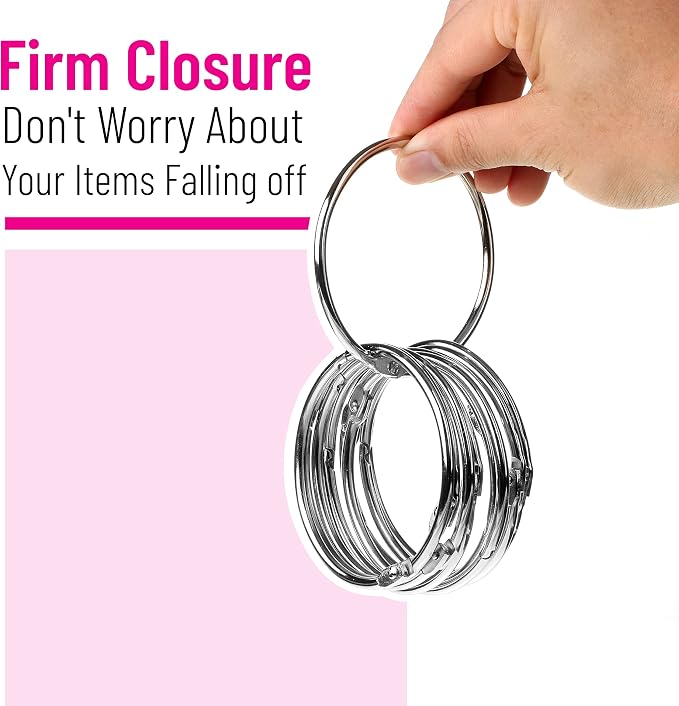 Mr. Pen- Loose Leaf Binder Ring, 3 Inch, 24 Pack | Metal Loose Leaf Binder Book - Image 3