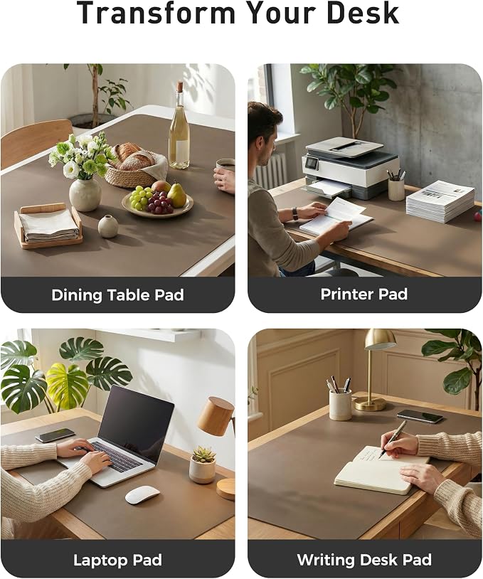 Aothia Faux Leather Desk Mat - Image 6