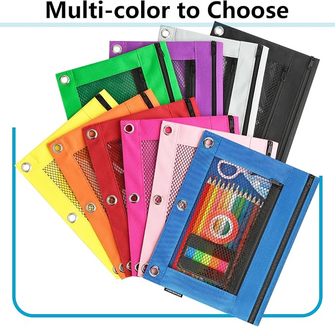 Forvencer Adorable Zipper Pencil Pouch, Cute Zipper Pouch - Image 6