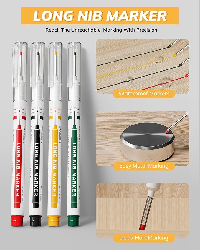 STAGEEK 4 Pack Carpenter Pencils - Image 5