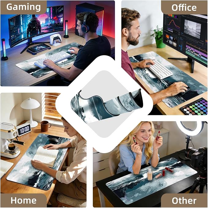 Galdas Gaming Mouse Pad XXL XL Large Long Extended Big Mousepad Non-Slip Rubber - Image 4