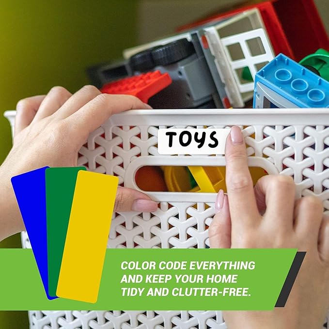 Royal Green Kraft Stickers 1 x 3 inch Rectangle Label - Image 9