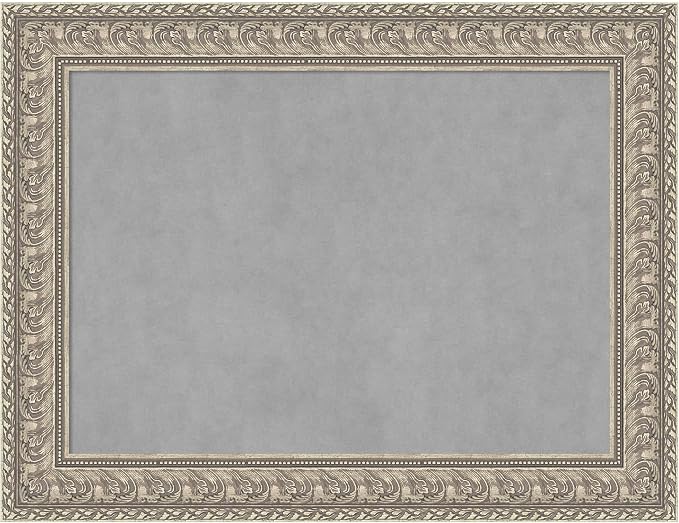 Amanti Art Silver Framed Magnetic Board 27x35 Medium Vision Board by AmantiArt