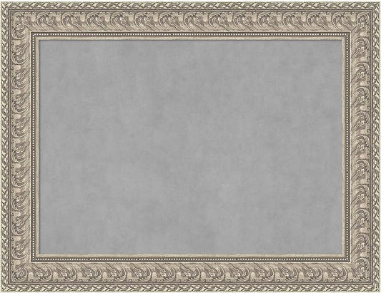 Amanti Art Silver Framed Magnetic Board 27x35 Medium Vision Board by AmantiArt