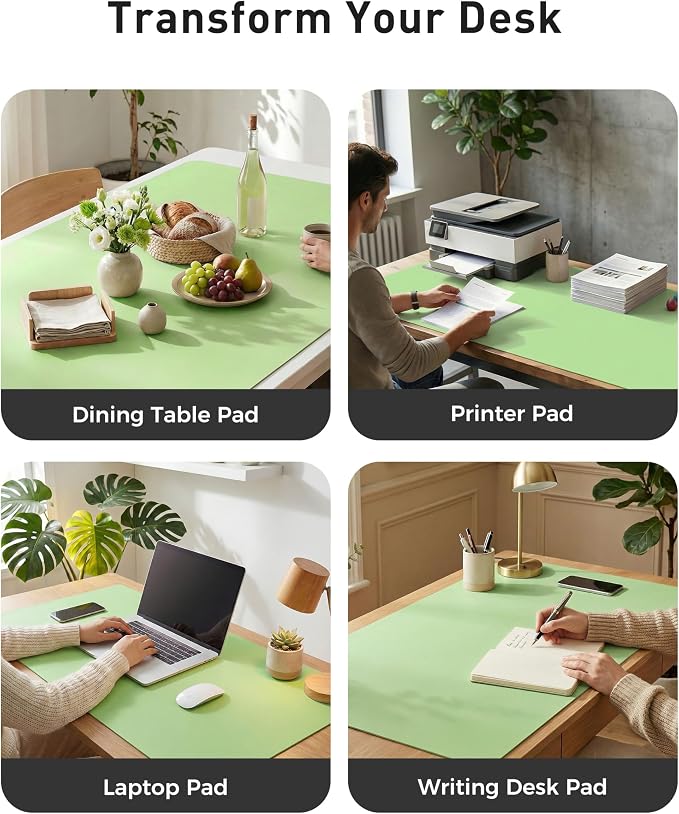 Aothia Faux Leather Desk Mat - Image 6