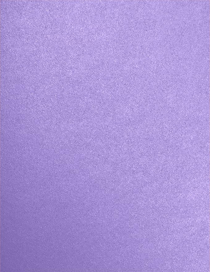 LUXPaper 8.5" x 11" Cardstock | Letter Size | Amethyst Metallic | 105lb. Cover by LUXPaper