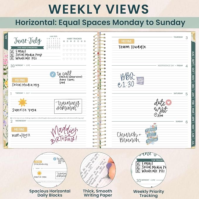 bloom daily planners HARDCOVER Planner 2025-2026 Academic Year - Image 3