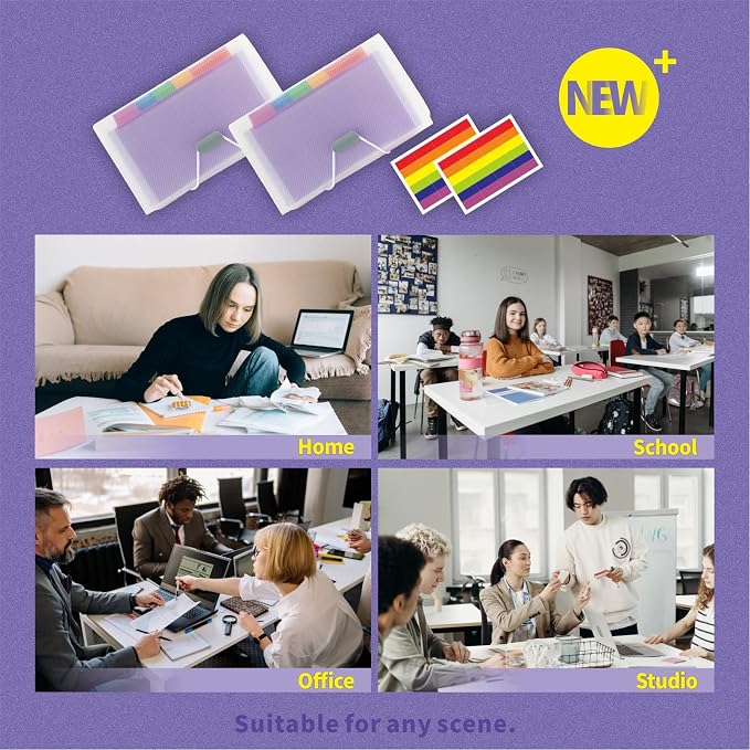 Mini Accordion File Organizer - Image 7