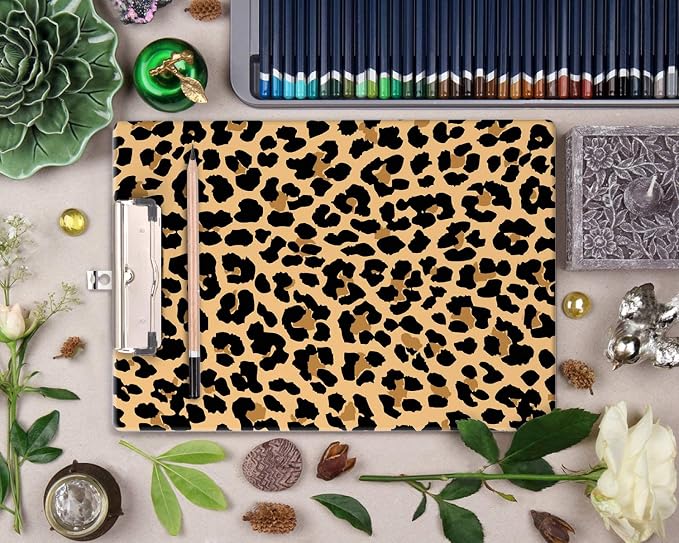 Britimes Clipboard Decorative Office School Hardboard Wood Nursing Clip Board - Image 6