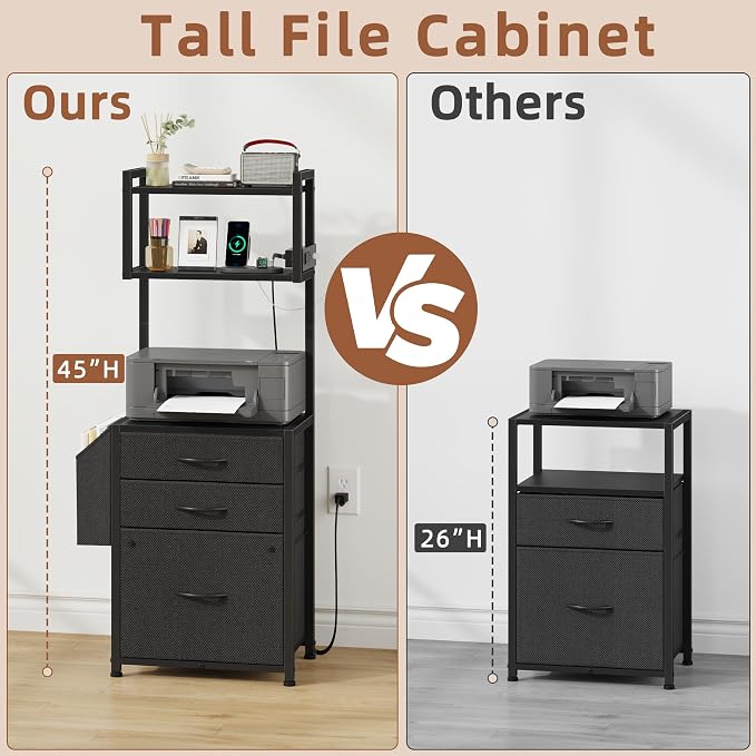HIGDBFE 3 Drawer File Cabinet - Image 5