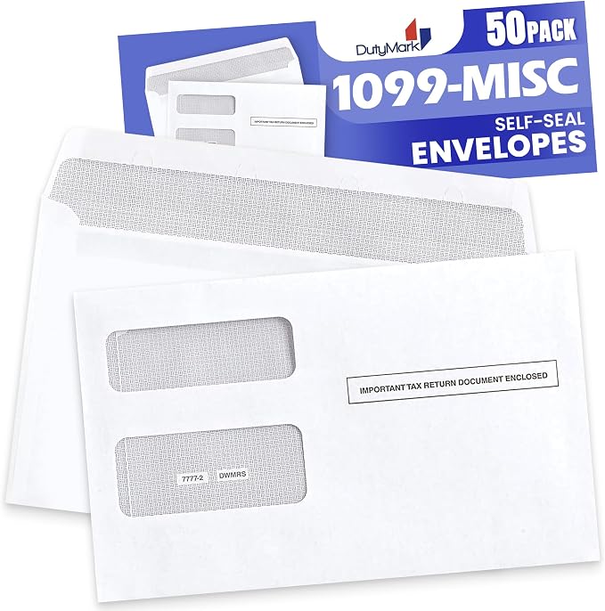 50 1099 Tax Envelopes Self-Seal Designed - Image 4