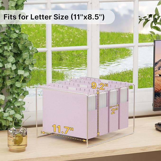 XINGIA Letter Size Hanging File Folders - Image 2