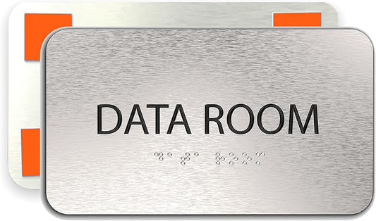 ADASigns Data Room Sign 7" W x 4" H by ADASigns