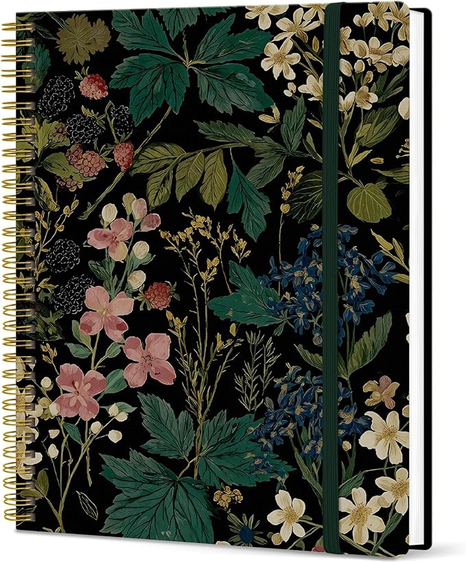 Taja Large Spiral Lined Journal by Taja