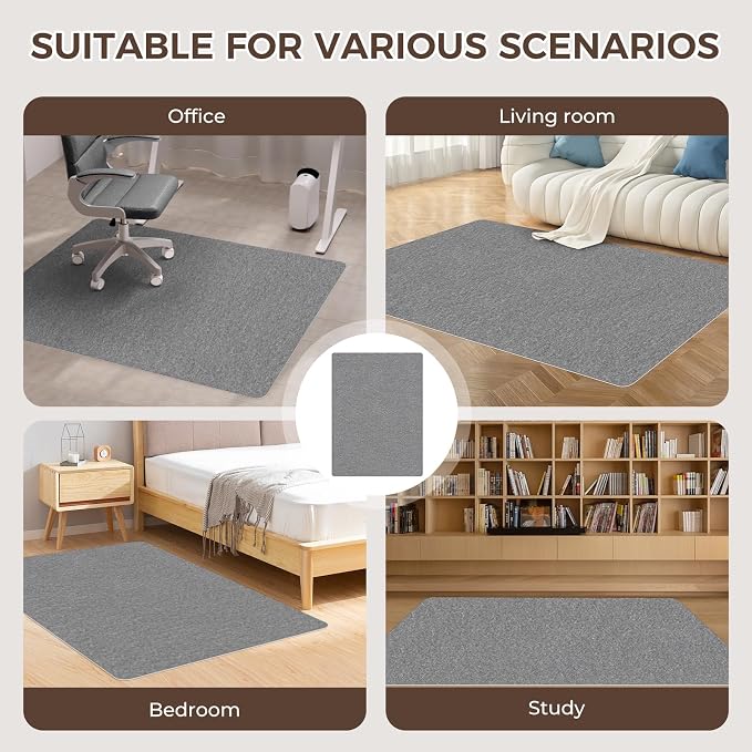 Office Chair Mat, Hard Floor Chair Mat Suitable - Image 7