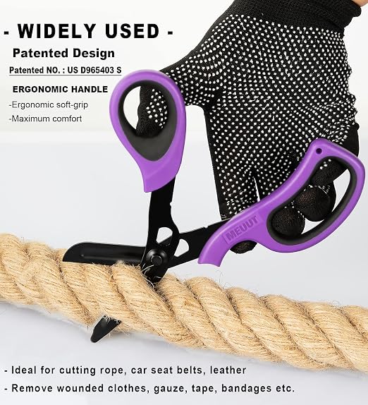 MEUUT 2 Pack Trauma Shears Bandage Scissors - Image 5