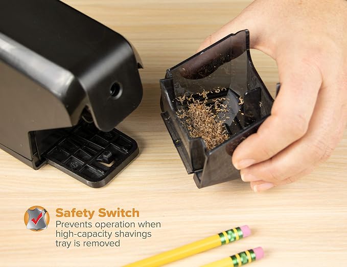 Bostitch Office Battery Pencil Sharpener, 4X Longer Cutter Life, Tip Saver - Image 5