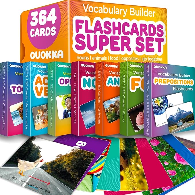 QUOKKA 364 Flash Cards for Kids and Adults by QUOKKA