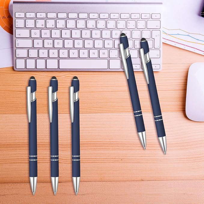 6 Pcs Blue Ink Ballpoint Pen - Image 5