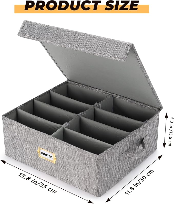 Erogeen Decorative Photo Storage Box - Image 2