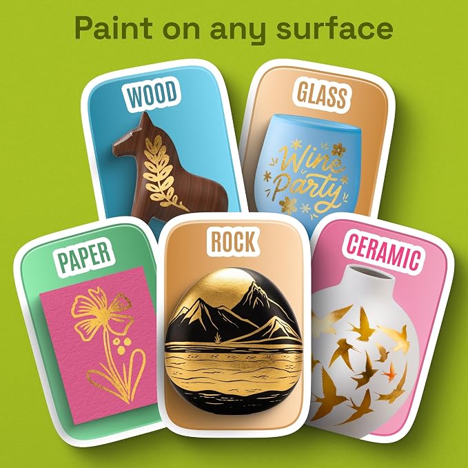 ARTISTRO 2 Gold Acrylic Paint Markers - Image 3