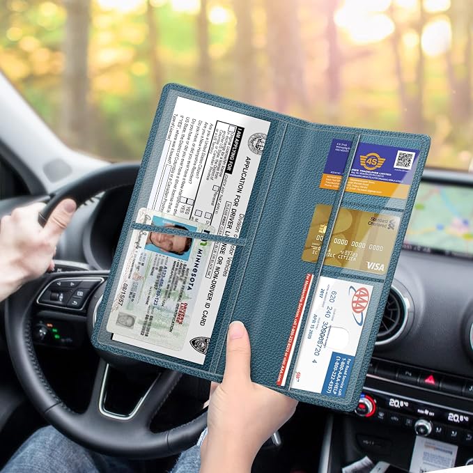 FINPAC Car Registration and Insurance Card Holder, Vehicle Glove Box Card - Image 5