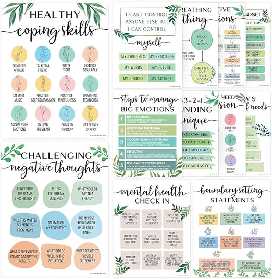 Mental Health Posters by CalmandJoyfulKids