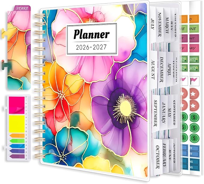 Planner 2026-2027, Large 18 Months Academic Daily Weekly Monthly Planner Yearly by Montcool
