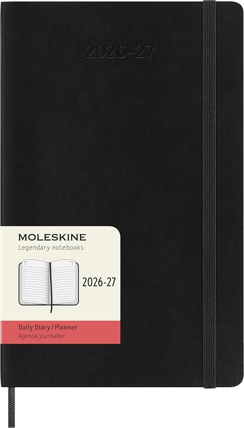 Moleskine Classic 18 Month 2026-2027 Daily Planner, Soft Cover, 608 pages by Moleskine