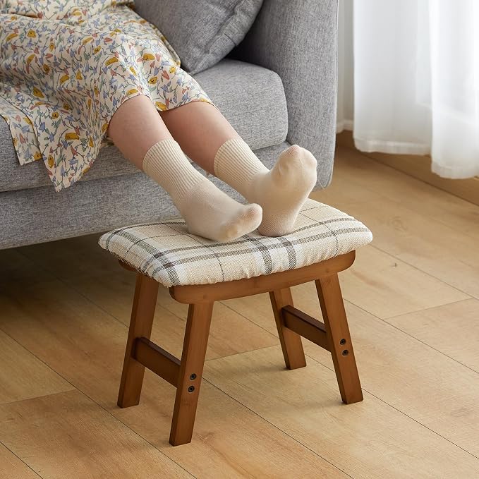 Foot Stool Ottoman Foot Rest Under Desk, Small Stool by Furshus