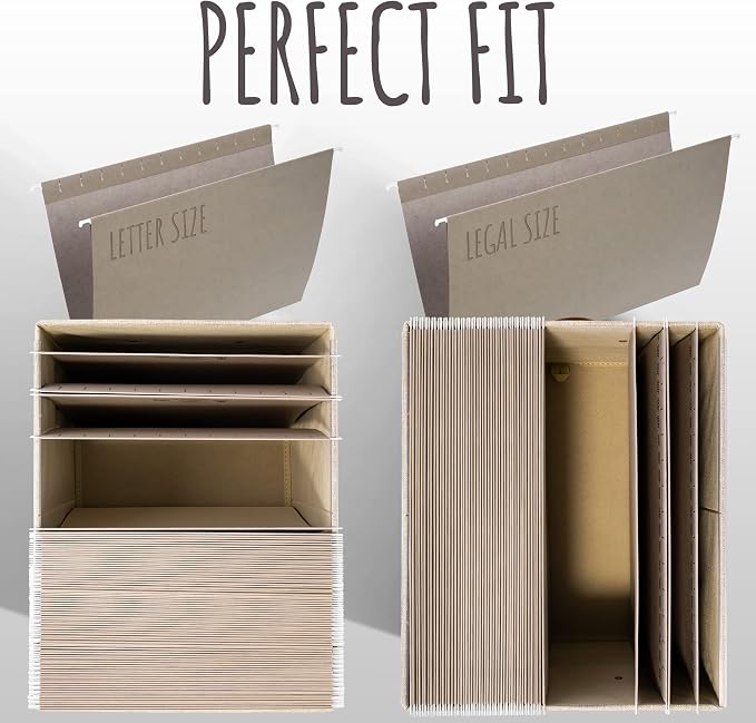 Decorative File Organizer Box Set of 2 - Image 5