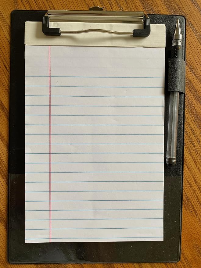 A5 Mini Clipboard with 3 Junior Legal Pads - Image 2