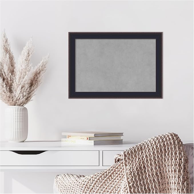 Amanti Art Black Framed Magnetic Board 15x21 Small Vision Board - Image 7