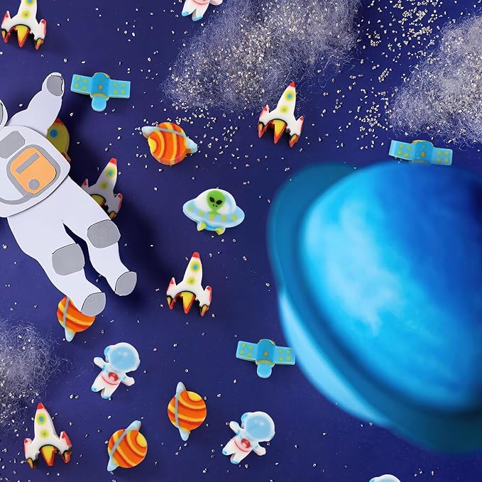 JUNEBRUSHS Space Mini Erasers - Image 3
