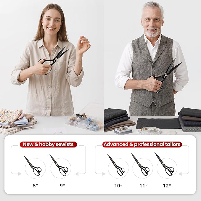 Professional 11" Tailor Scissors - Image 6