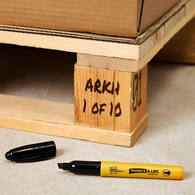 Avery Marks A Lot UltraDuty Chisel Tip Permanent Markers, Water Resistant Ink - Image 5