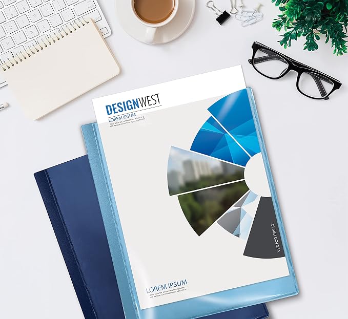 Better Office Products 12 Pocket Bound Presentation Book, 24 Sheet Protector - Image 2