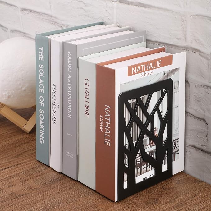 MaxGear Book Ends Tree Design Bookends - Image 8
