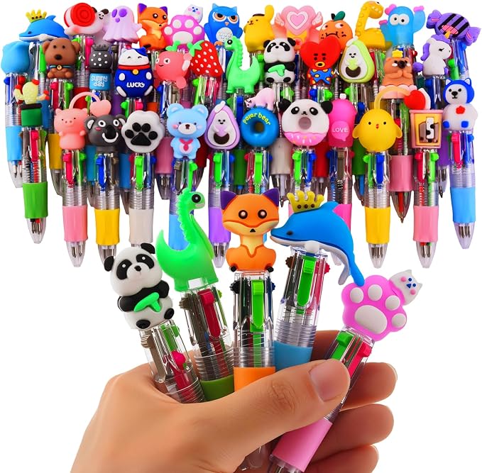 36Pcs Mini Multicolor Pens in One 4-in-1, Cute Pens Bulk by Unknown