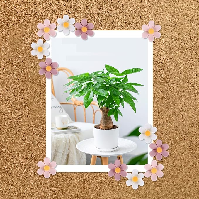 wusuowea Flower Push Pins, Feature Map, Bulletin Board, Office or Home - Image 4