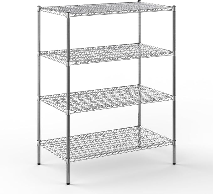 Regal Altair 24" Deep x 42" Wide x 54" Height Wire Shelving Kit | 4-Tier | NSF by Regal+Altair