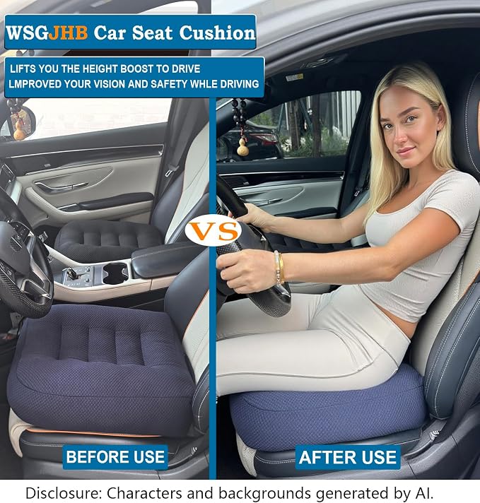 WSGJHB Car Booster Seat Cushion Posture Cushion - Image 6