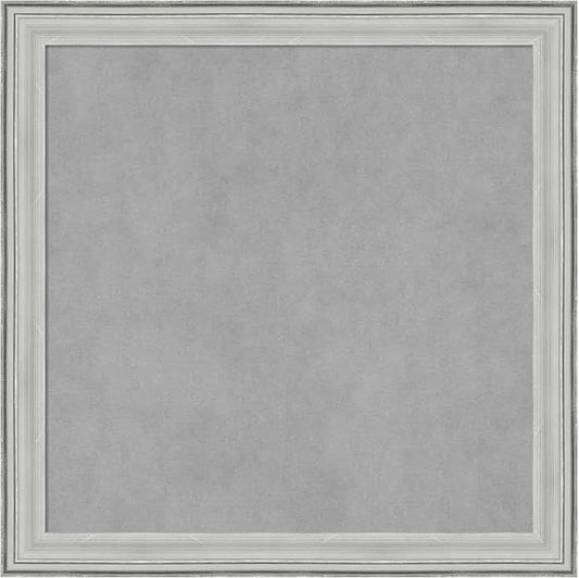 Amanti Art Silver Framed Magnetic Board 23x23 Medium Vision Board by AmantiArt