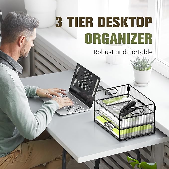 Daltack 3-Tier Paper Organizer - Image 2